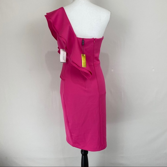 Alexia Admor Adriana One-Shoulder Ruffle Bodycon - Picture 5 of 6